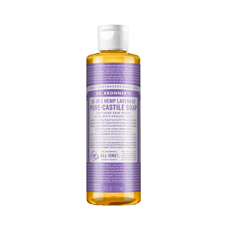 Dr Bronners Lavender Pure Castile Liquid Soap 237ml